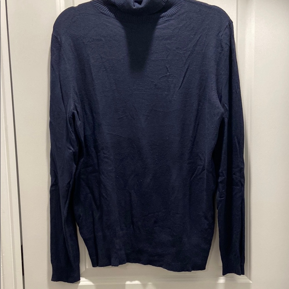 Ann Taylor Blue Turtleneck Sweater